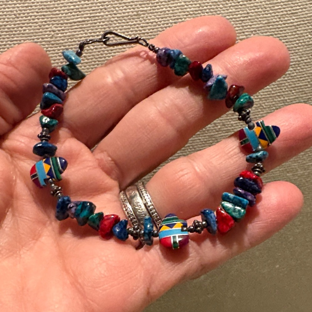 💜 Stone essence Beaded Bracelet